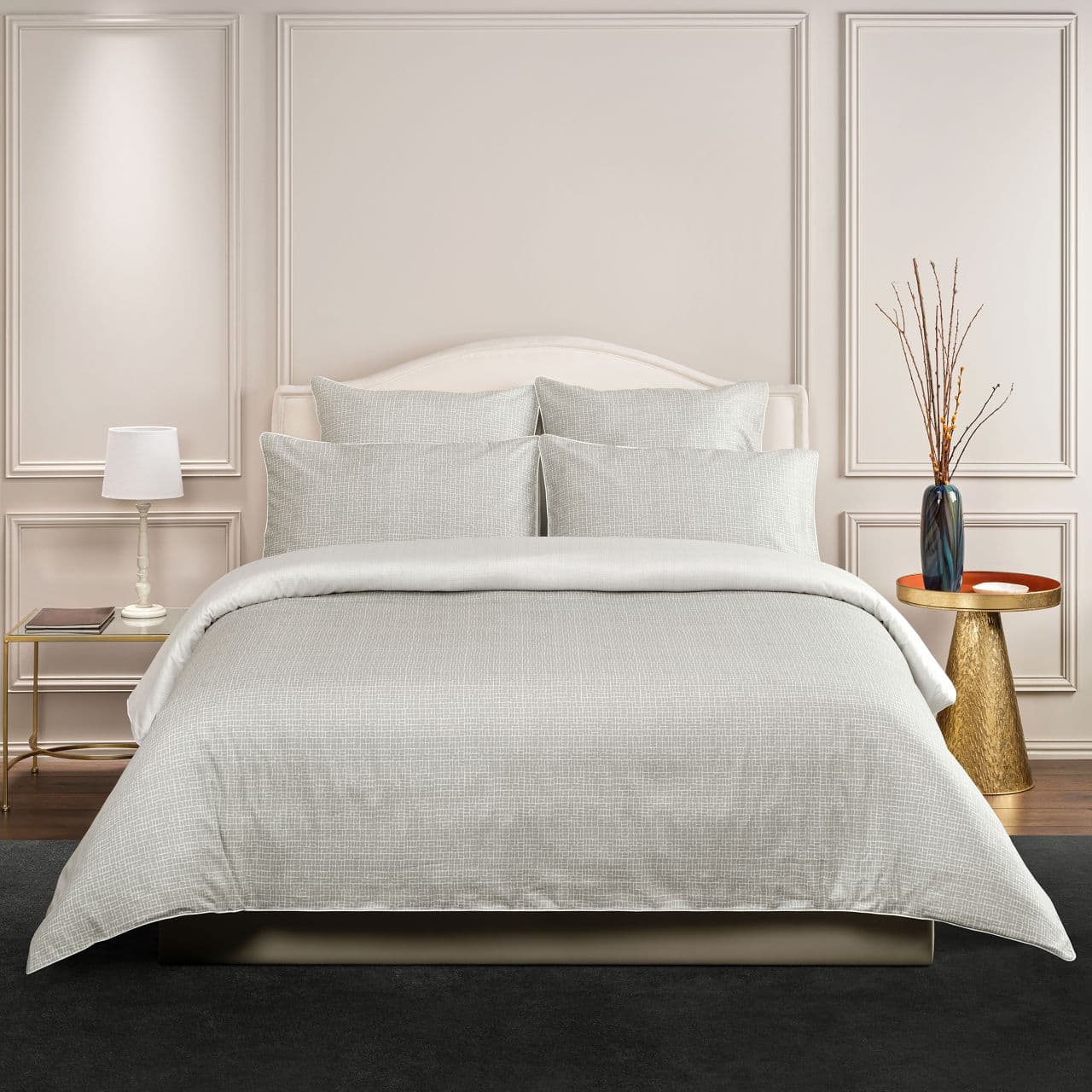 Valencia Duvet Cover Grey