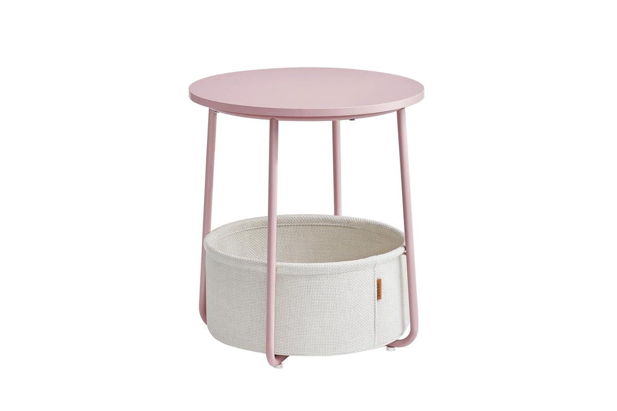 Vasagle End Table | Side Table | Wood Chipboard & Steel | 45 X 50 Cm