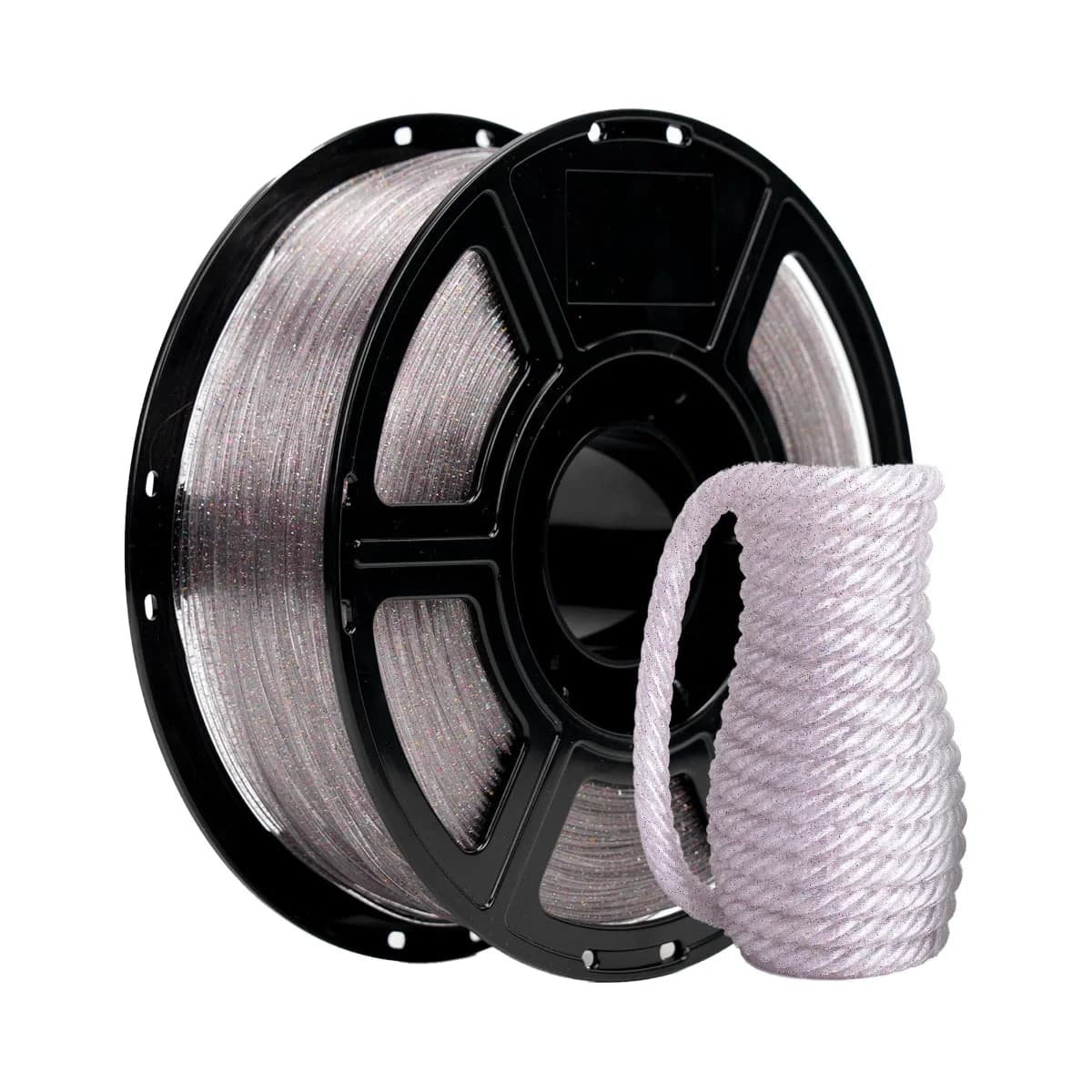 Flashforge PLA Sparkle 3D Printing Filament 1.75mm 1kg - Clear | 90010148002