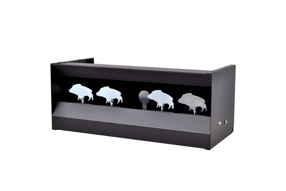 Vidaxl Magnetic Knockdown Pellet Catcher 4+1 Targets Wild Boar Design