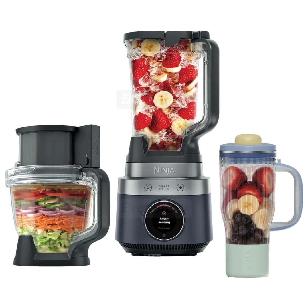 Ninja CrushBOSS 3-in-1 1200W Blender& Food Processor | Midnight Blue