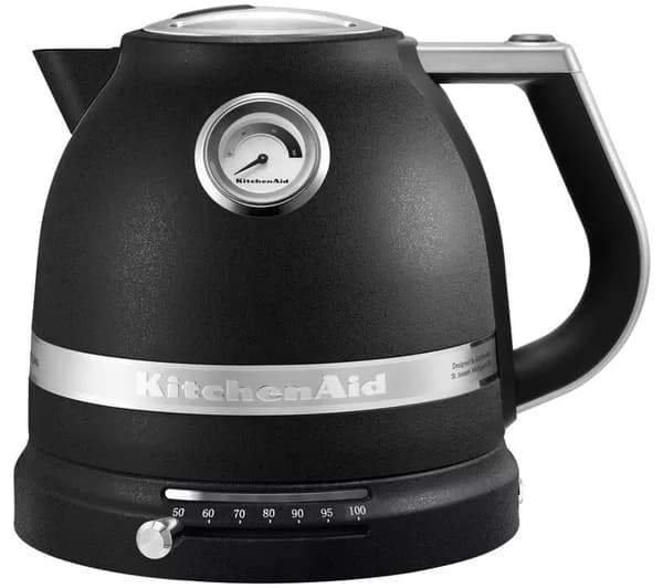 KITCHENAID Artisan Variable Temperature 5KEK1522BBK Jug Kettle - Cast Iron Black