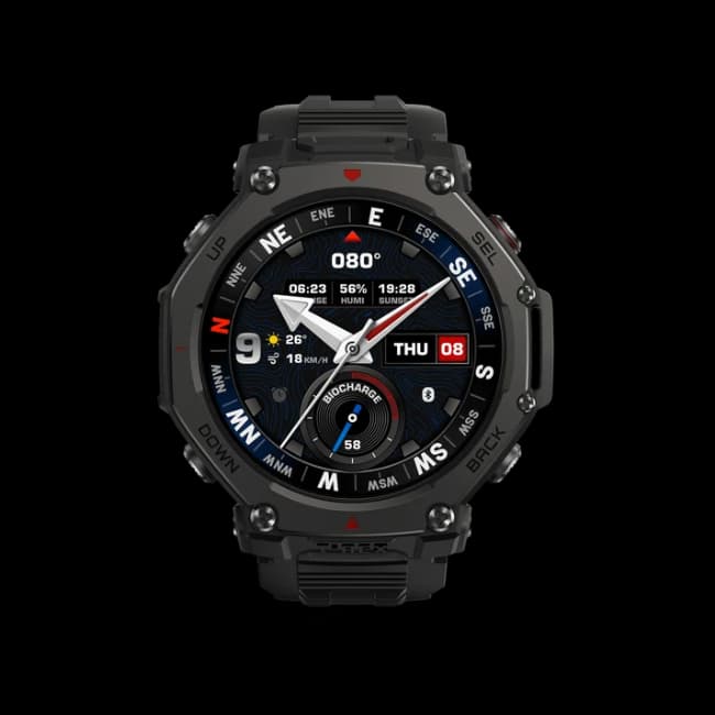 Amazfit T-Rex 3 Pro 48mm Smart Watch - Black | 146-W2443EU1N