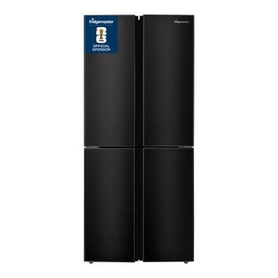 Refurbished Fridgemaster MQ79394EB 427 Litre Four Door American Fridge Freezer - Black