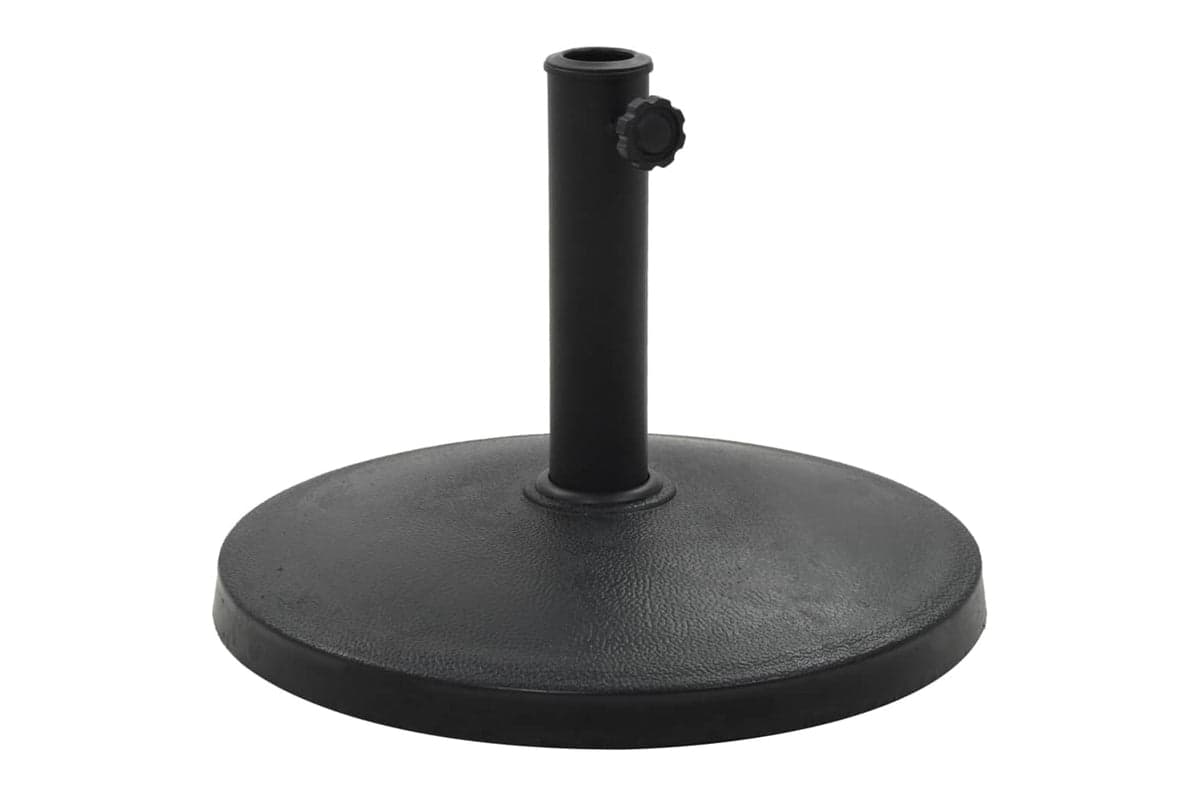 Vidaxl Parasol Base Round Polyresin 10 Kg Black
