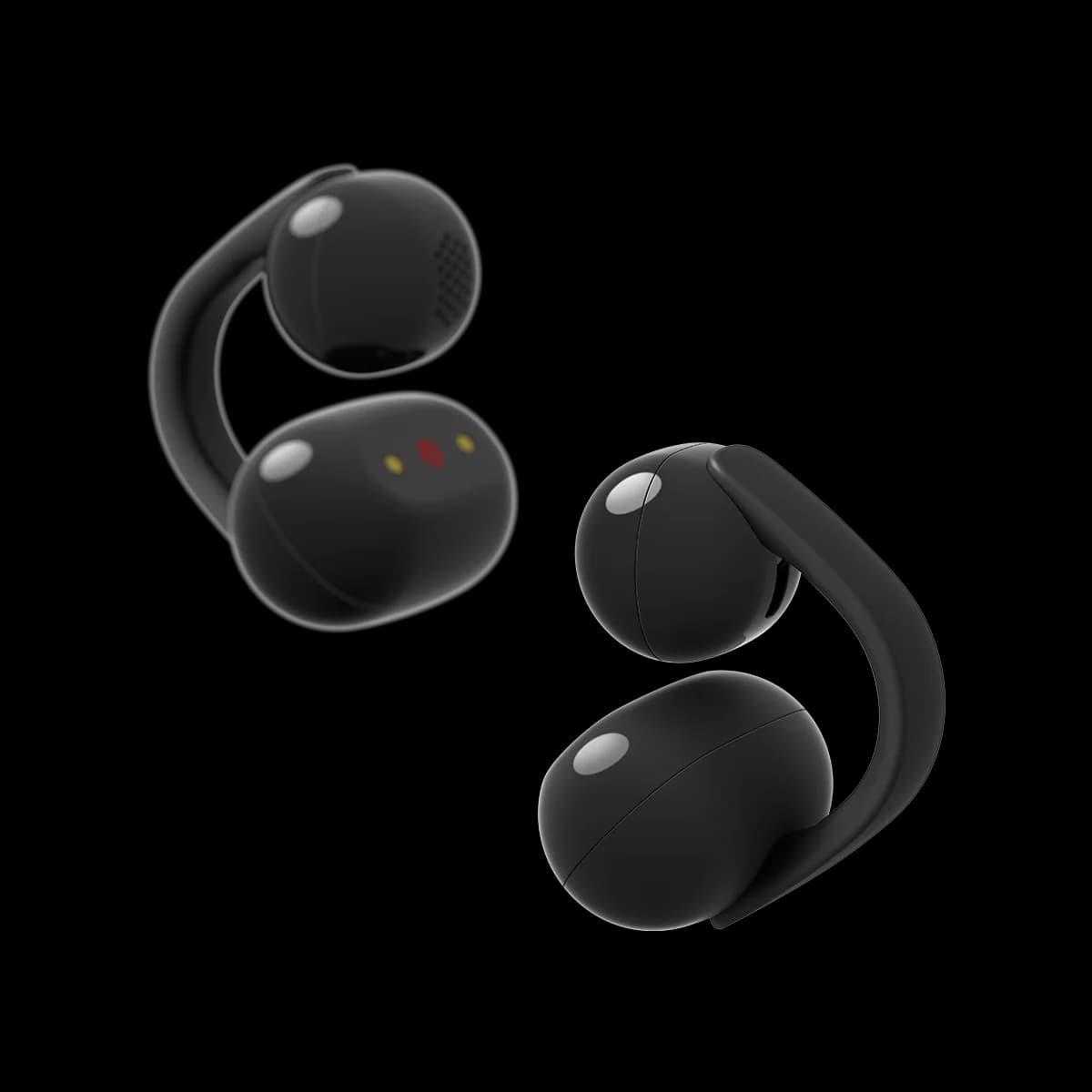 Sony LinkBuds Clip Open-Ear True Wireless Earphones - Black | WFLC900B.CE7