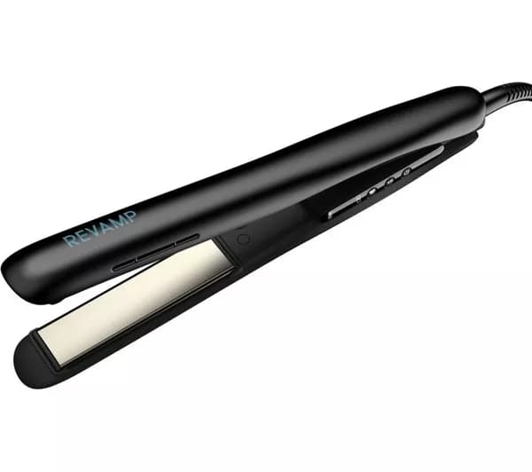 REVAMP ST-1850BK-GB Ion Shine Infrared Ceramic Hair Straightener – Black