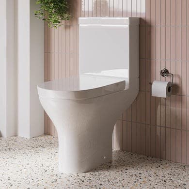 Close Coupled Short Projection Toilet with Soft Close Seat - Laurel