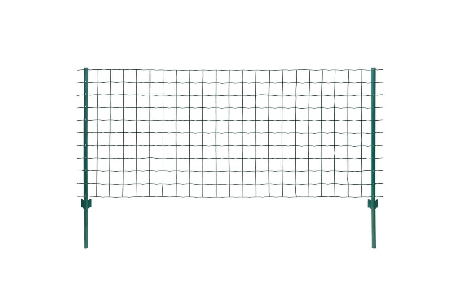 Vidaxl 142816 Euro Fence Steel 20x1.2 M Green