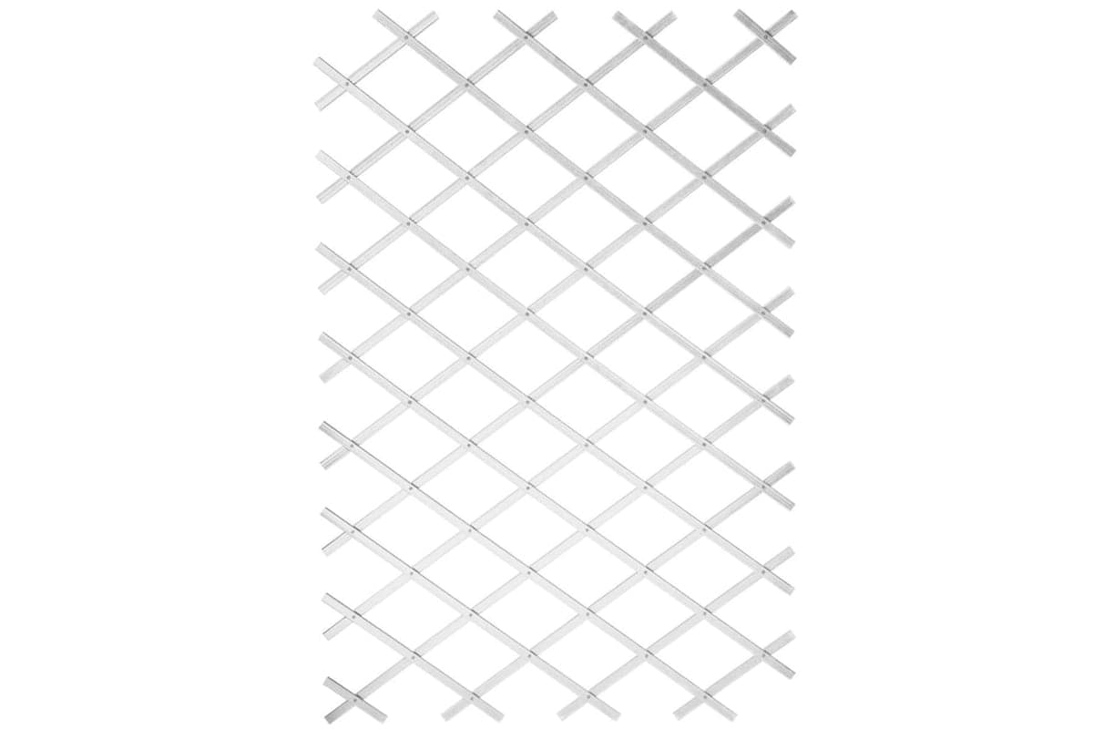 Nature 409350 Garden Trellis 100x200 Cm Pvc White 6040703