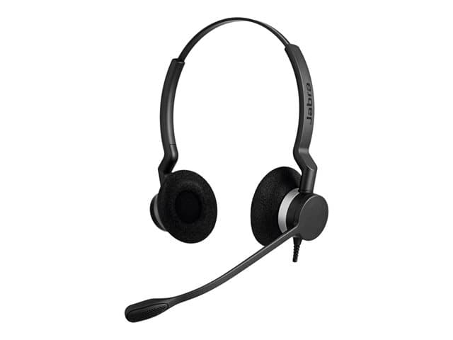 JABRA - BIZ 2300 MS QD Duo - Headset - on-ear - wired - Quick Disconnect