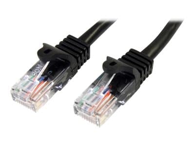 STARTECH.COM - Startech 2m Black Cat5e / Cat 5 Snagless Patch Cable - patch cable - 2 m - black