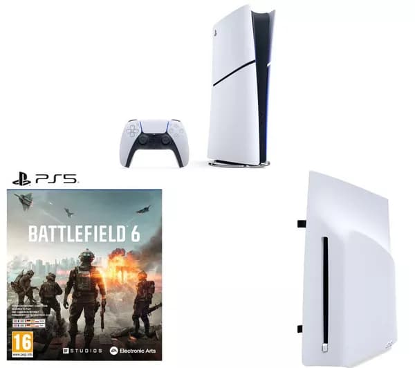 SONY Disc Drive Consoles with PS 5 Digital Edition & Battlefield 6 Game Bundle
