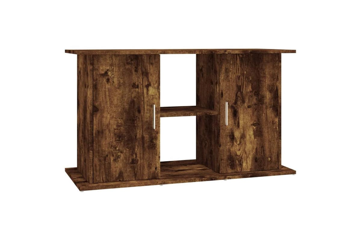 Vidaxl Aquarium Stand Smoked Oak 101x41x58 Cm Engineered Wood