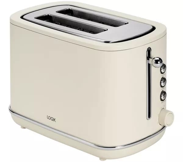 LOGIK L02STC26 2-Slice Toaster - Cream