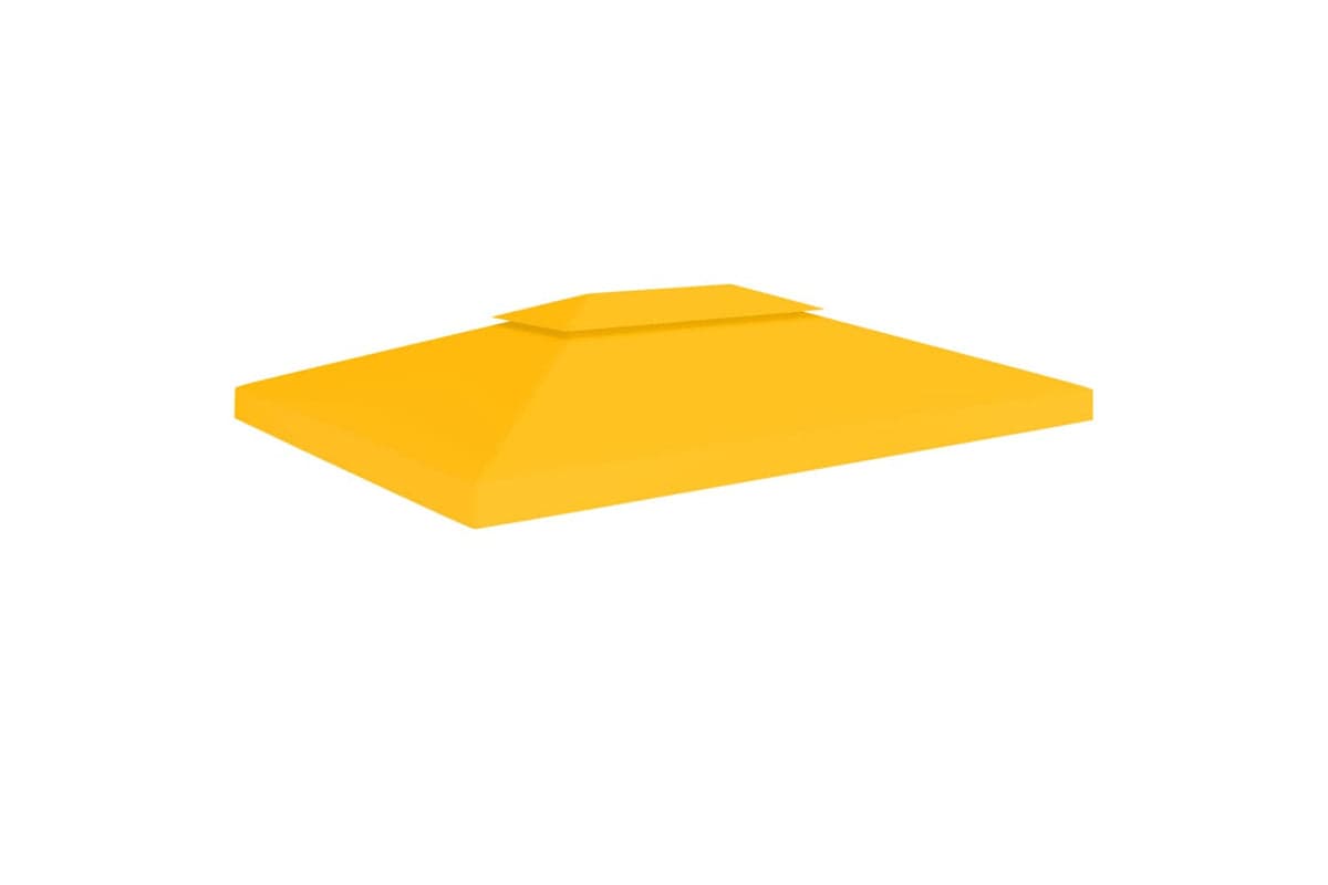 Vidaxl 312076 2-tier Gazebo Top Cover 4x3 M Yellow
