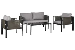 Outsunny Metal Garden Furniture Set