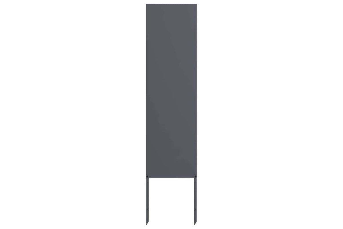 Garden Privacy Screen Anthracite 32 X140cm Cold-rolled Steel