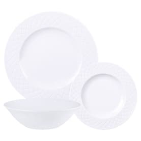 Tramontina Ingrid 12-Piece Fine Porcelain Dinner Set
