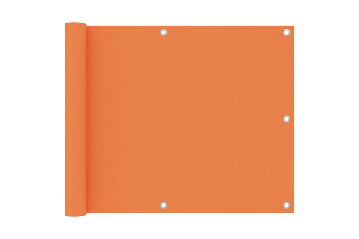 vidaXL 135047 Balcony Screen Orange 75x600cm Oxford Fabric