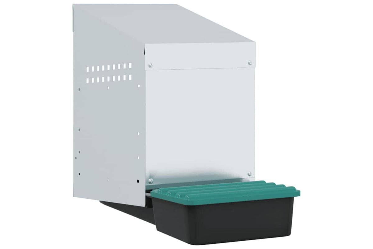 Vidaxl Chicken Nesting Box 1 Compartment Wall-mounted Galvanised Steel