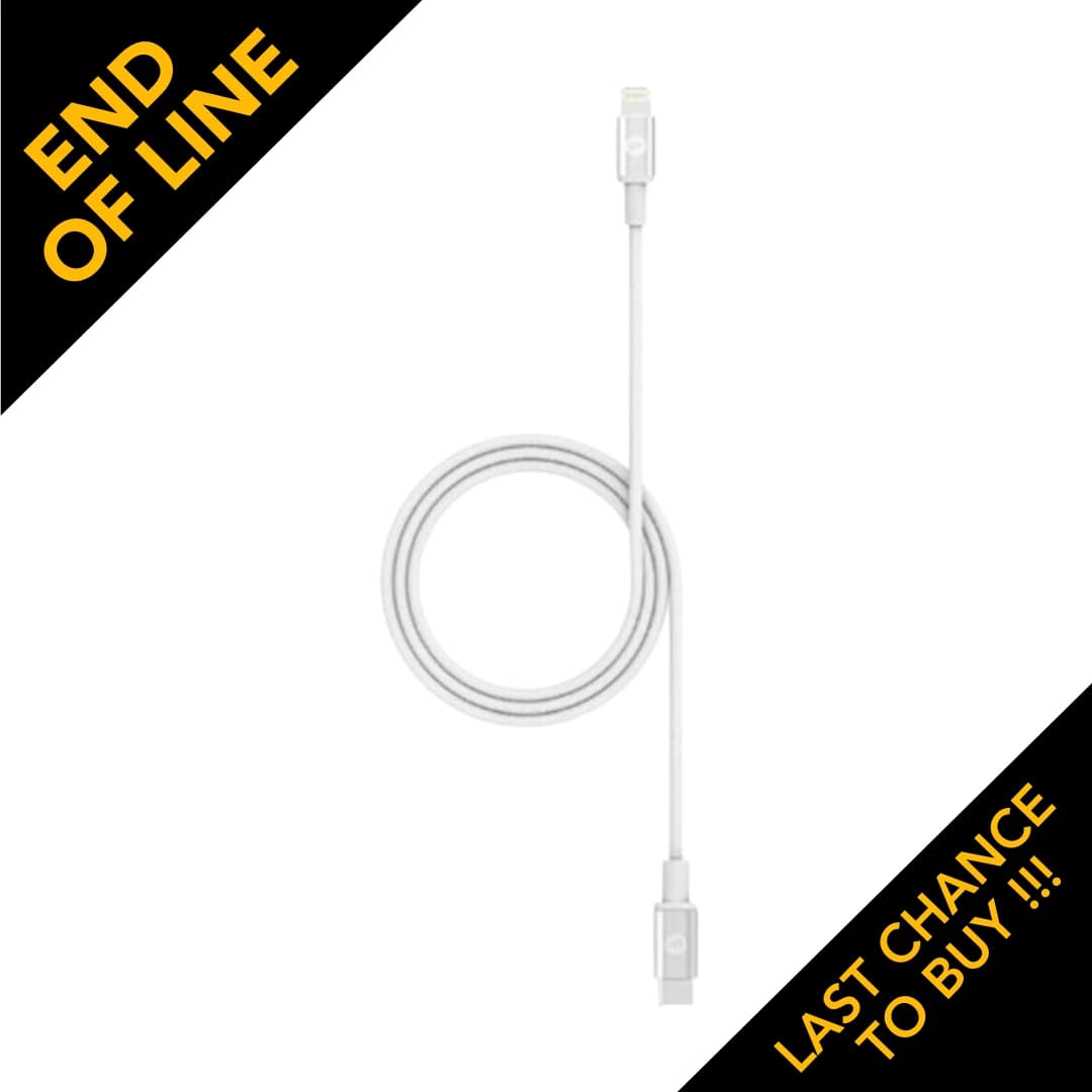 Mophie 409903201 1M Charge and Sync Cable USB-C to Lightning Cable – White