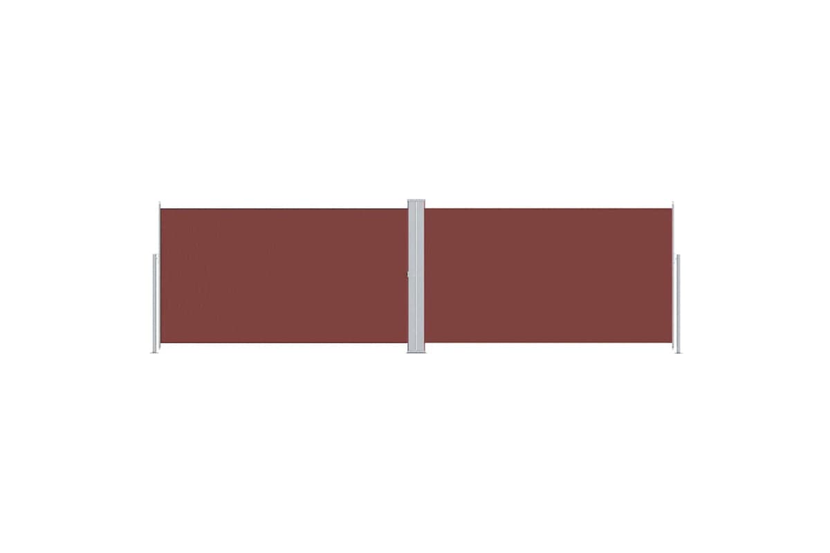 vidaXL 318003 Retractable Side Awning Brown 180x600cm