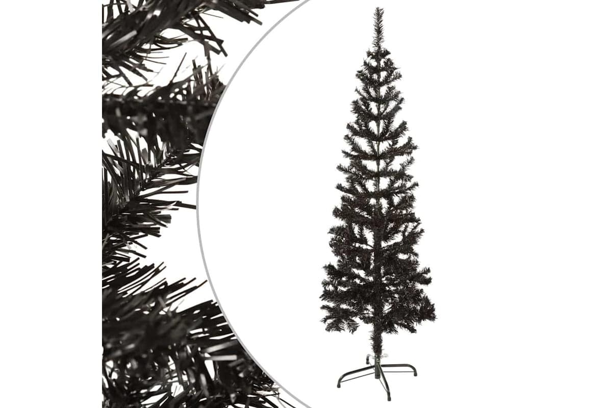 Vidaxl Slim Christmas Tree Black 150 Cm