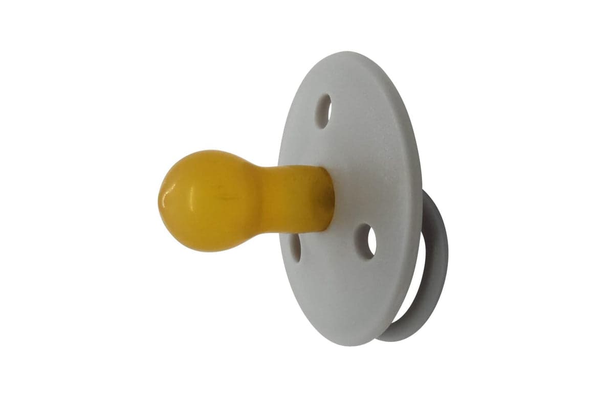 Mininor Round Latex Soother | 0m+ | Grey