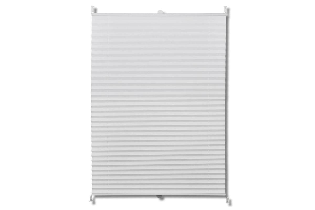 Vidaxl Plisse Blind 40x125cm White Pleated Blind