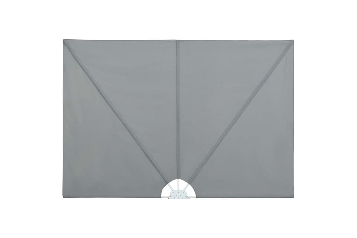 vidaXL 44566 Collapsible Terrace Side Awning Grey 400x200cm