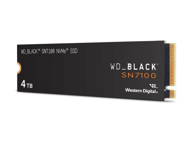 SANDISK - WD_BLACK SN7100 WDS400T4X0E-00CJA0 - SSD - 4 TB - internal - M.2 2280 - PCIe 4.0 x4 (NVMe)