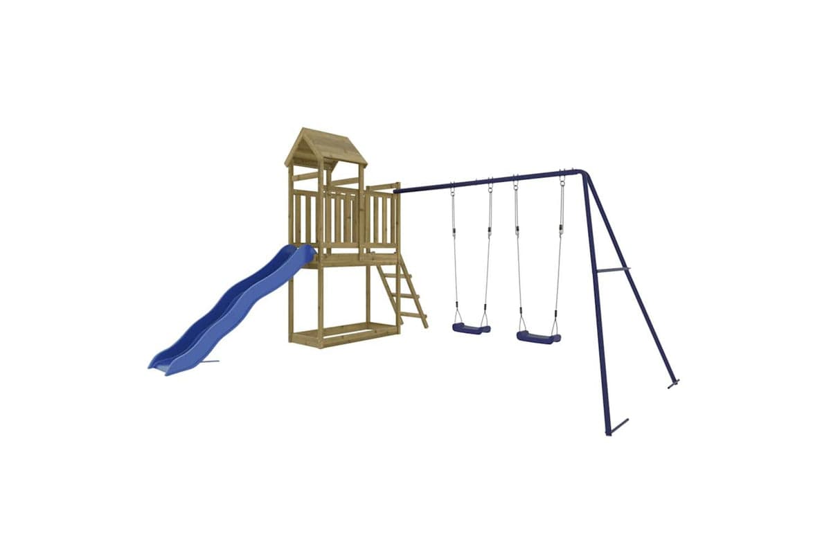 Vidaxl Outdoor Playset Impregnated Wood Pine