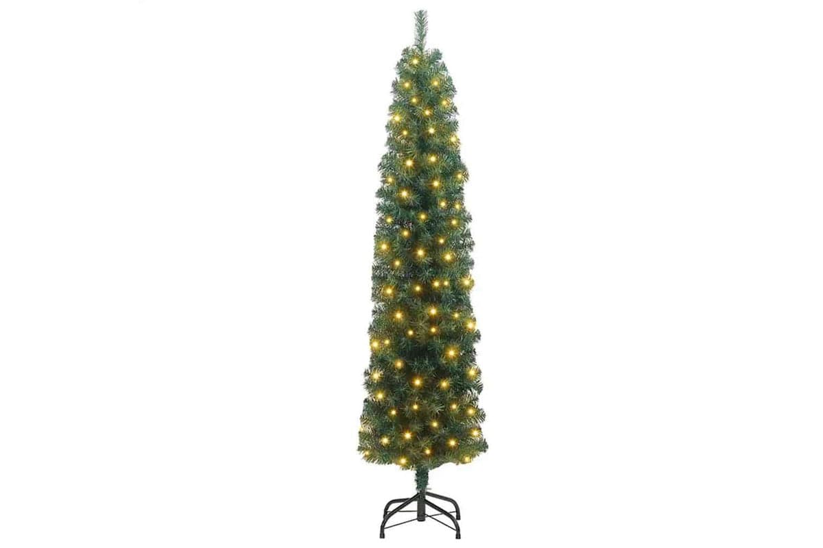 Vidaxl Artificial Christmas Tree With 300 Leds With Stand Green 240 Cm
