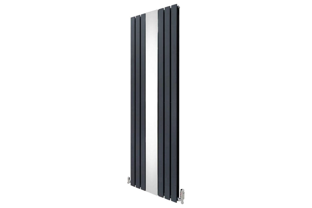 Monstershop 10873 - Flat Mirror Radiator & Valves - 1800mm X