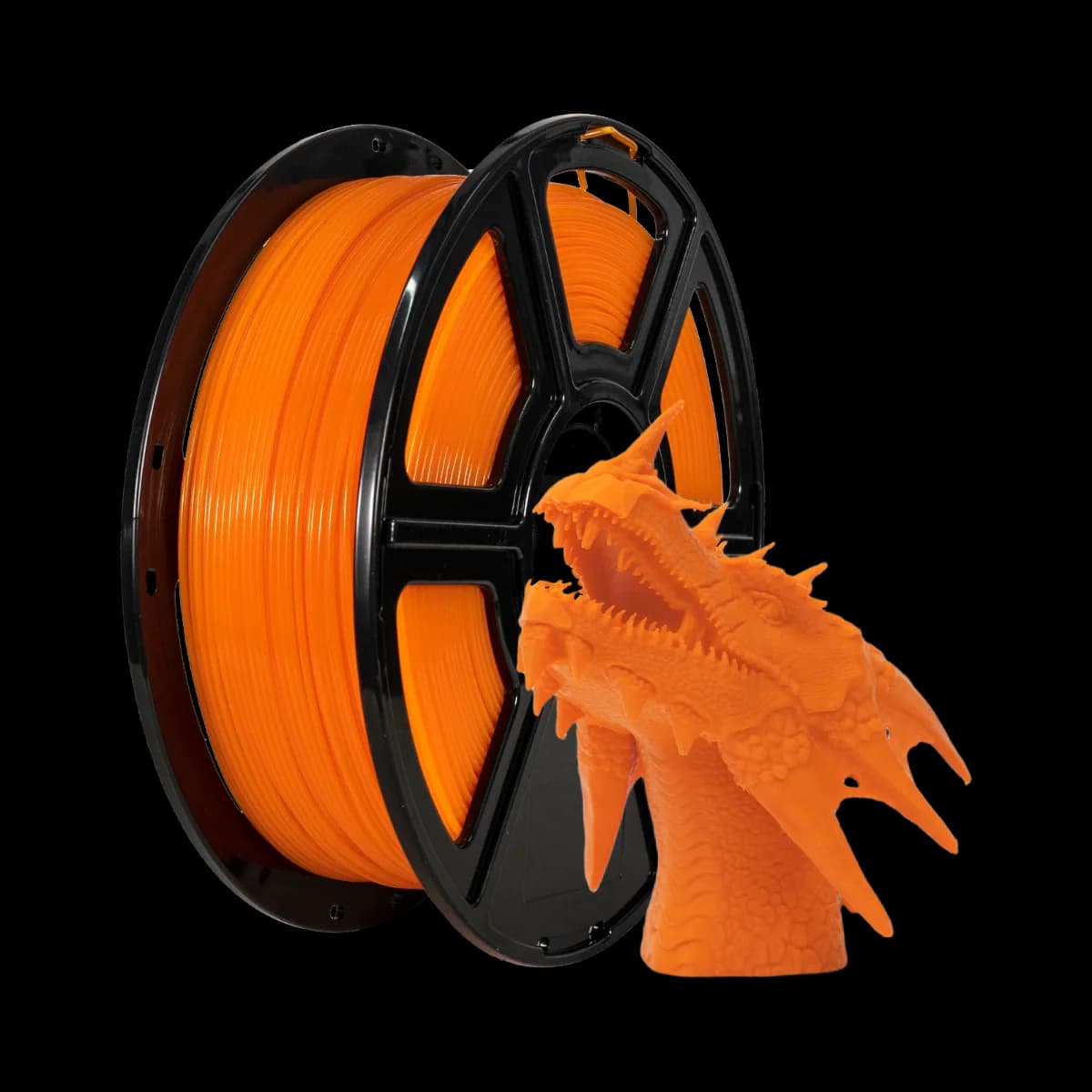 Flashforge PLA Basic 3D Printing Filament 1.75mm 1kg - Orange | 90004243002
