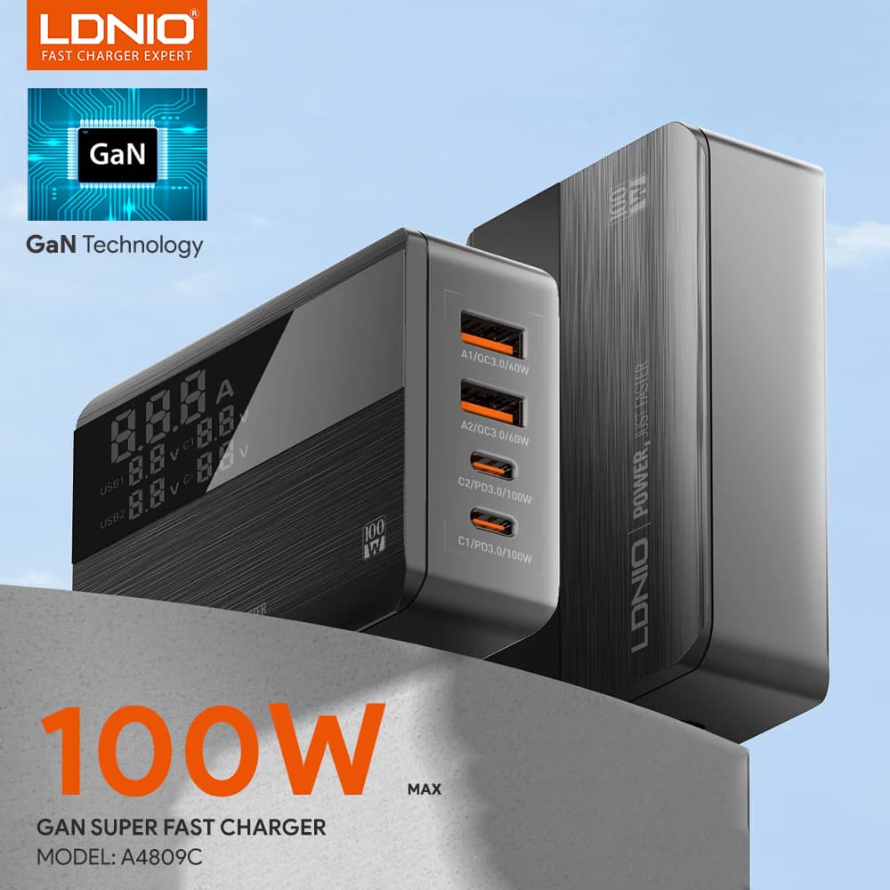 UNIVERSAL SUPER FAST DESKTOP CHARGER 100W MAX
