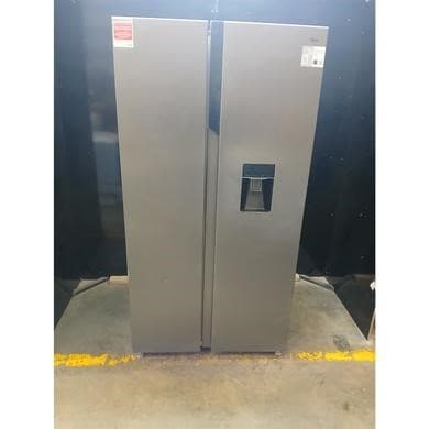 Refurbished Hoover 532 Litre Side-By-Side American Fridge Freezer - Stainless Steel