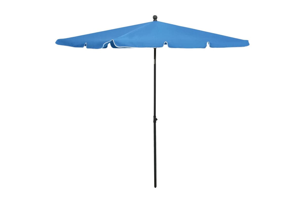 vidaXL 315550 Garden Parasol With Pole 210x140cm Azure Blue