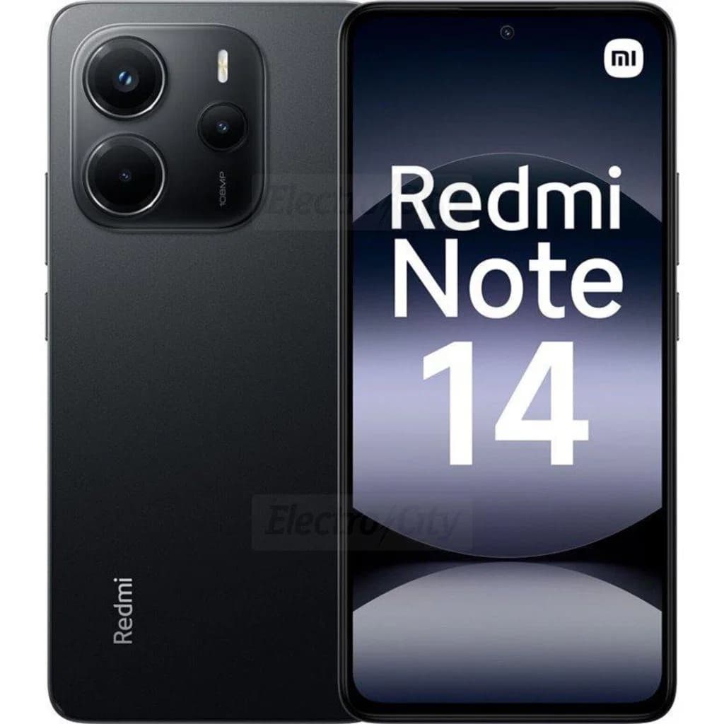 Xiaomi Redmi Note 14 6.6 Inch 128GB 4G Smartphone | Midnight Black