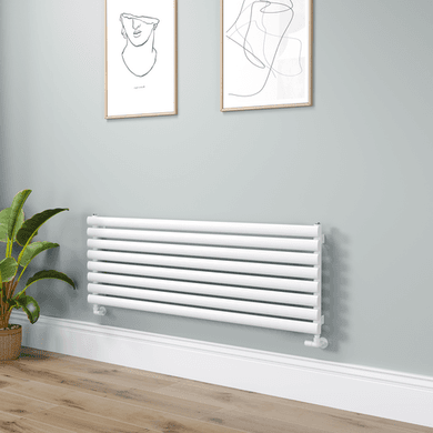 Sorrento Linea White Oval Designer Radiator