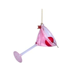 Cosmopolitan Cocktail Glass Tree Decoration
