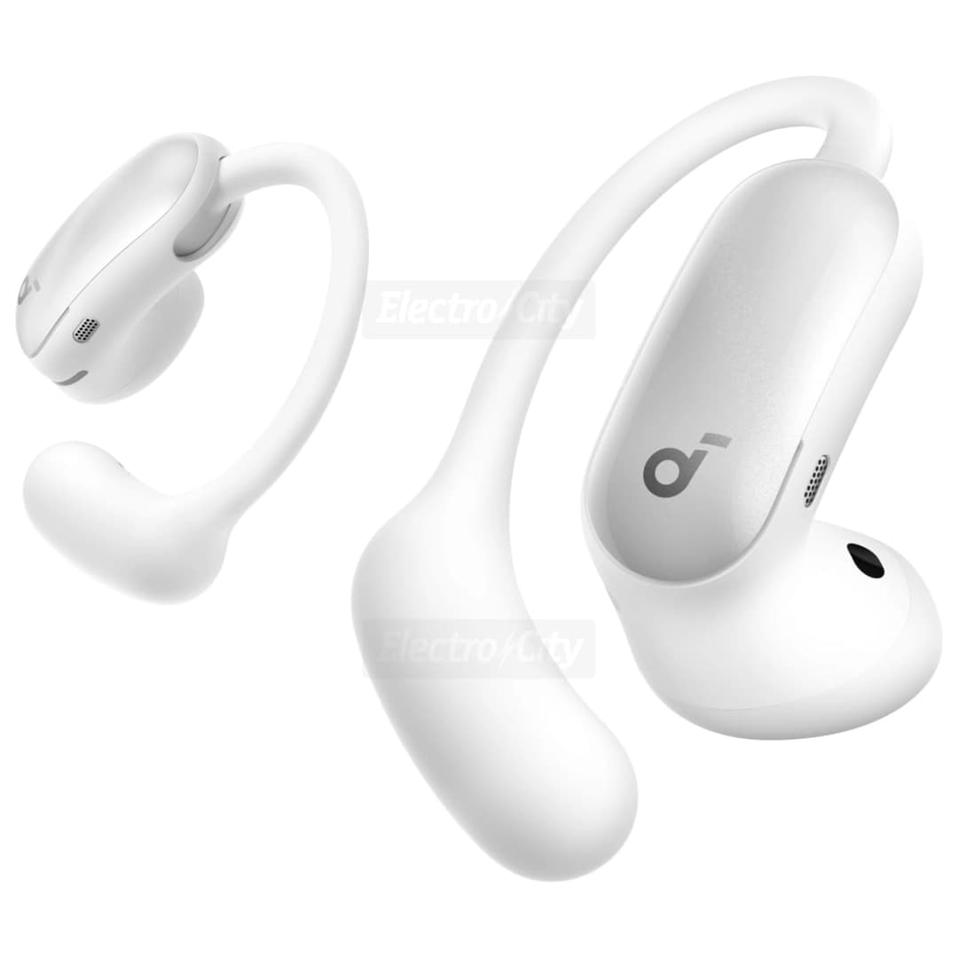 Soundcore AeroFit 2 Pro 2-in-1 Hybrid Open-Ear and ANC Earbuds | White