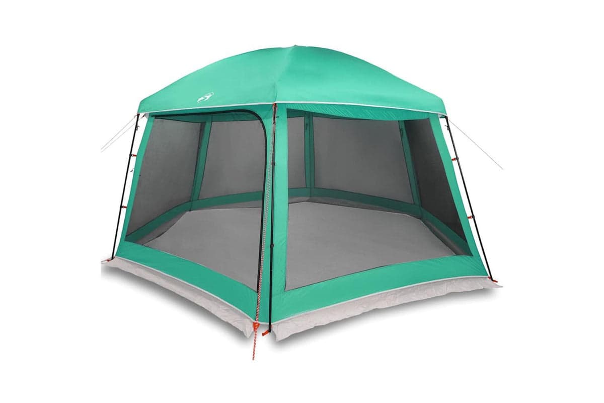 Vidaxl Pool Tent With Removable Fly & Mesh Walls Sea Green 512x458 Cm