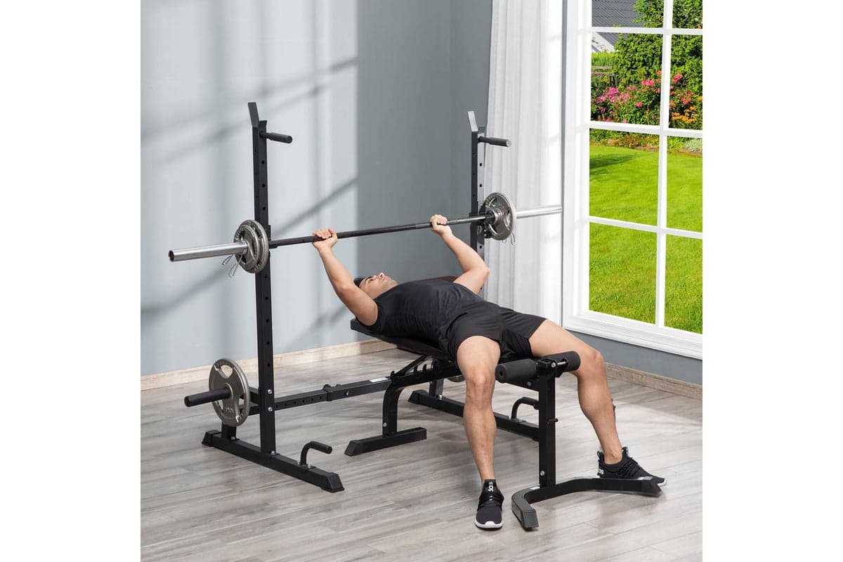 Homcom A91-183 - Adjustable Squat Rack