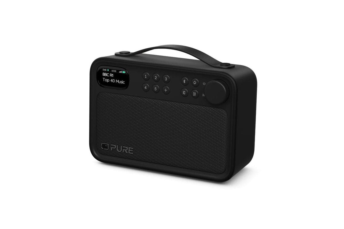 Pure Bloom Portable DAB+ and FM Radio | 255784 | Black