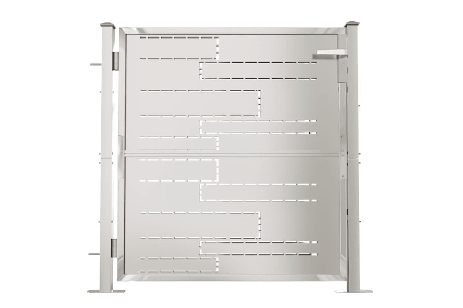 Vidaxl Garden Gate 100x100 Cm Stainless Steel