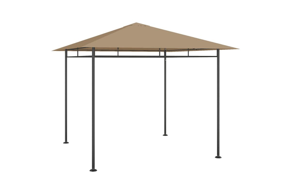 Vidaxl 313919 Gazebo 3x3x2.7 M Taupe