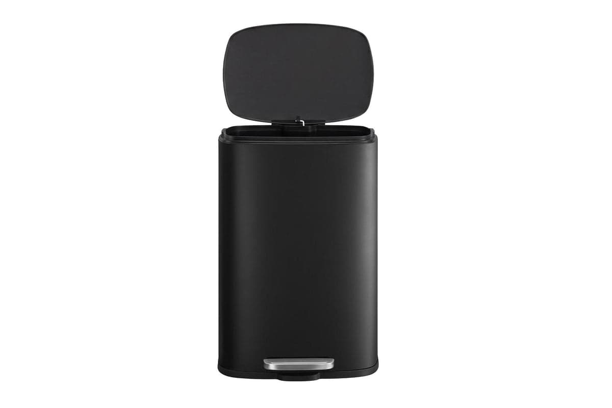 Songmics Trash Can | Rubbish Bin | Steel | 50l