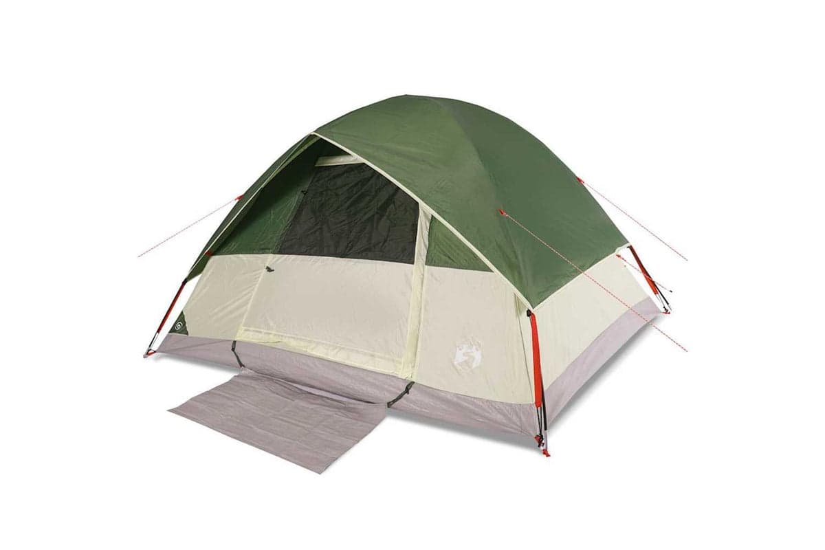 Vidaxl Family Tent Dome 6-person Green Waterproof
